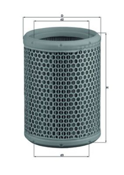 LX 130 Vzduchový filtr KNECHT