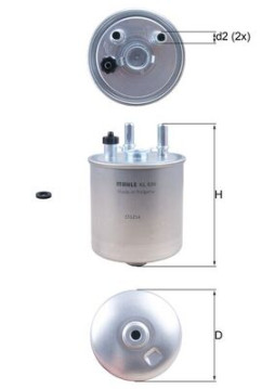 KL 639D KNECHT palivový filter KL 639D KNECHT