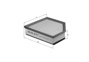 LX 1593/2 Vzduchový filtr KNECHT