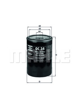 OC 34 Olejový filtr KNECHT