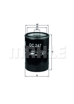 OC 247 Olejový filtr KNECHT