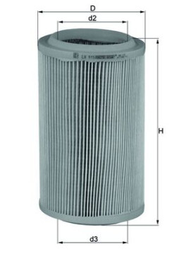 LX 915 Vzduchový filtr KNECHT