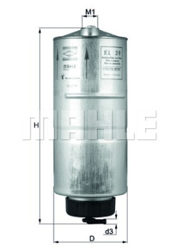 KL 39 KNECHT palivový filter KL 39 KNECHT