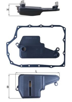 HX 193D Hydraulický filtr, automatická převodovka KNECHT