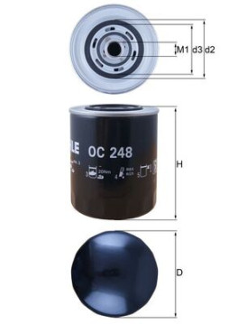 OC 248 Olejový filtr KNECHT
