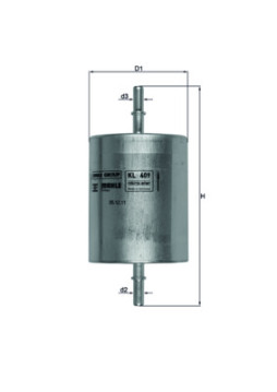 KL 409 KNECHT palivový filter KL 409 KNECHT