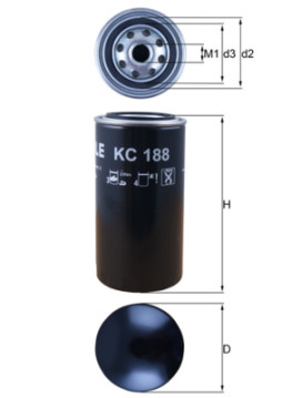 KC 188 KNECHT palivový filter KC 188 KNECHT