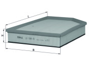 LX 1591/9 KNECHT vzduchový filter LX 1591/9 KNECHT
