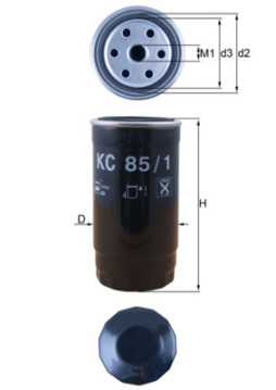 KC 85/1 Palivový filtr KNECHT