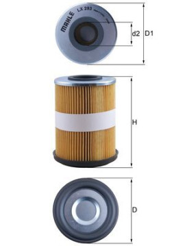 LX 293 Vzduchový filtr KNECHT