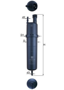 KL 1131 Palivový filtr KNECHT