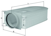 LX 1686/1 Vzduchový filtr KNECHT