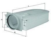 LX 1833 Vzduchový filtr KNECHT