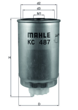 KC 487 Palivový filtr KNECHT