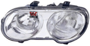 0211962 přední světlo H7H1 se stříbrným rámečkem el. ovládané P VAN WEZEL