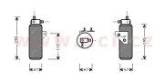 0200D144 sušič klimatizace 4.0i (±AUT), 4.6i (±AUT), 2.5TD VAN WEZEL