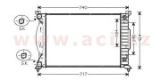 03002241 chladič 2.0i 20V TFSi i Quattro AUTAC 63039832 VAN WEZEL