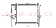 06002125 chladič 316i (+A ±AC), 318i/iS (+A±AC), 318Ti (+A +AC), 320i/iC (+A ±AC), 325i/iC (+A), 328i/iC (+AC) [440*440*32] 06002125 VAN WEZEL