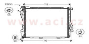 06002301 chladič 3.5i 32V (+AUT±AC), 4.4i 32V (+AUT±AC), 5.4i (+AUT±AC) [650*440*42] 06002301 VAN WEZEL