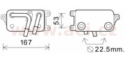 06003396 chladič motorového oleje pro benzínové motory [142*80*61] VAN WEZEL