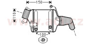 06004380 intercooler 4.4i 32V levý modul [130*144*64] 06004380 VAN WEZEL