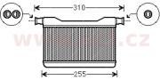 06006382 radiátor topení pro všechny pohoné jednotky [135*255*32] VAN WEZEL