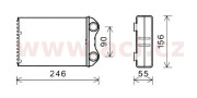 06006426 radiátor topení pro všechny pohoné jednotky   06006426 VAN WEZEL