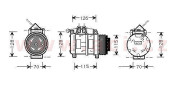 0600K074 kompresor klimatizace 3.0i (±AUT), 4.0i (±AUT) 0600K074 VAN WEZEL