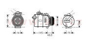 0600K309 kompresor klimatizace 320i, 325i, 330i, X3 2.5i a 3.0i 0600K309 VAN WEZEL