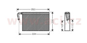 0600V305 Výparník, klimatizace VAN WEZEL