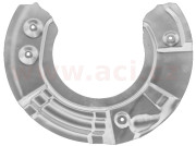 0618372 prachový štít předního brzdového kotouče  P 0618372 VAN WEZEL