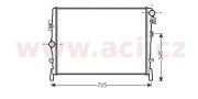 07002105 VAN WEZEL chladič 2.4i 16V (±A±AC), 2.7i 24V (±A±AC), 2.0CRD (±A±AC) [635*460*16] {orig. 68038238 AA} VALEO, DENSO, BEHR-HELLA... 07002105 VAN WEZEL