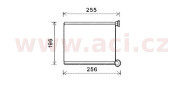 09006281 radiátor topení pro všechny pohoné jednotky 17023227 VAN WEZEL