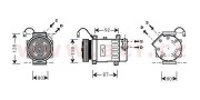 0900K217 kompresor klimatizace 2.0i 16V (±AUT) 0900K217 VAN WEZEL