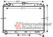 13002296 chladič 2.5 DCi AC 60068536 VAN WEZEL