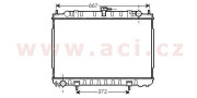 13002240 Chladič, chlazení motoru VAN WEZEL