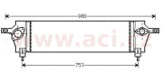 13004333 intercooler 1.5DCi, 2.0DCi [620*510*22] 13004333 VAN WEZEL