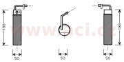 1300D285 sušič klimatizace 2.0i 16V AUT VAN WEZEL