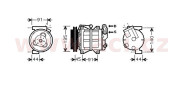 1300K314 Kompresor, klimatizace VAN WEZEL
