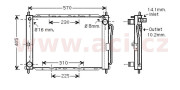 1300M369 modul chladiče motoru a klimatizace 1.5DCi výroba UK VAN WEZEL