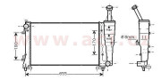 17002308 chladič 1.4i 16V (±AC) [580*308*28] 17002308 VAN WEZEL