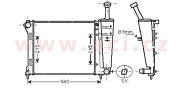 17002345 chladič 1.2i 8V AUTAC 48041518 VAN WEZEL