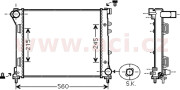 17002387 chladič 0.8i, 1.4i 16V AC, 1.3JTD 48039527 VAN WEZEL