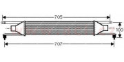 17004320 intercooler 1.3MJTD 66kW (±AC) [450*100*53] VAN WEZEL