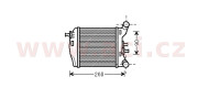 17004376 intercooler 1.4i 16V Abarth pravý modul [182*175*63] VAN WEZEL