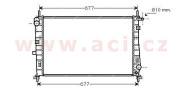 18002196 chladič 2.5i V6 (±AC) [620*395*42] VAN WEZEL