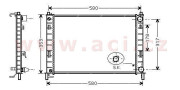 18002326 chladič 1.4TDCi AC 50035626 VAN WEZEL