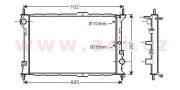 18002381 chladič 1.8i 16V, 1.8TDCi 62038923 VAN WEZEL