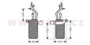 1800D389 sušič klimatizace 1.4i 16V (±AUT), 1.6i 16V (±AUT) 1800D389 VAN WEZEL