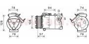 1800K450 3/10- kompresor klimatizace 2.0TDCi VAN WEZEL